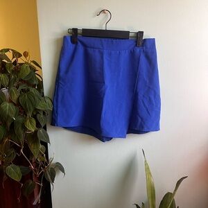 Women's Blue Envelope Shorts